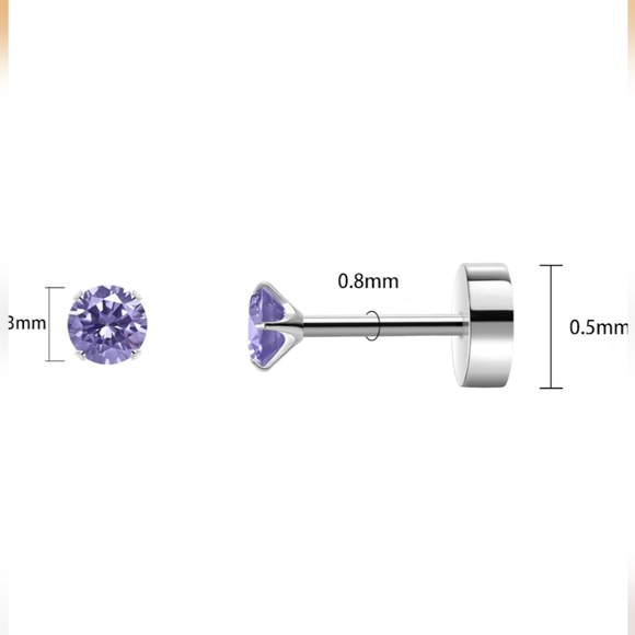 screw back Earrings - Picture 2 of 4